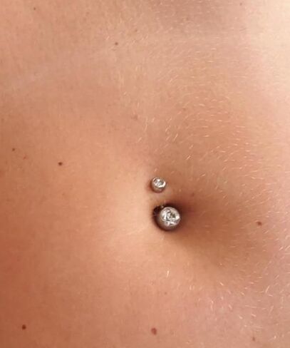 QWALIT BELLY BUNTY RING SILVER GOLD BELLY BELLY RINGS SURCICAL STELLEST STELL BELLY BELLY RINGER in Saudi Arabia