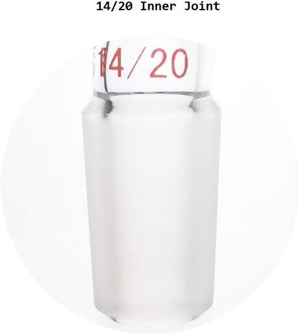Laboy Glass 10mL Concial Separatory Funnel Pear-Shaped Lab Glass Dropping Funnel with Two 14/20 Joints and 2mm PTFE Stopcock Lab Glassware in Saudi Arabia