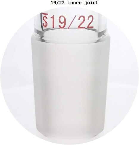 Laboy Glass 10mL Concial Separatory Funnel Pear-Shaped Lab Glass Dropping Funnel with Two 14/20 Joints and 2mm PTFE Stopcock Lab Glassware in Saudi Arabia