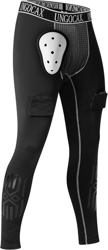 Mens Compression Hockey Pant with Protective Cup in Saudi Arabia