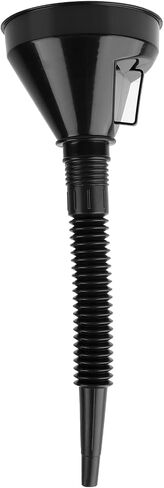 10 Pcs Automotive Funnels Set, Plastic Long Neck Oil Funnels, Universal Wide Mouth Fuel Funnels with Handle and Hose for Filling Coolant, Engine Oil, Gasoline in Saudi Arabia
