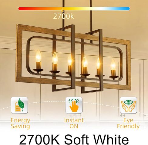 E12 Candelabra Bulb 40 Watt مكافئ ، E12 LED لمبة الثريا قابلة للثريات قابلة للثورة ، مصابيح ضوء شمعة B10 2700 كيل in Kuwait