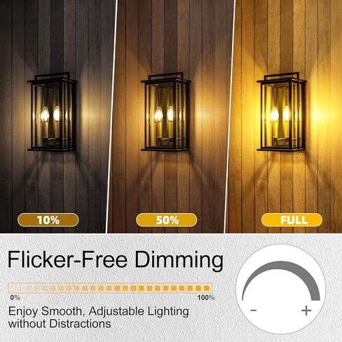 E12 Candelabra Bulb 40 Watt مكافئ ، E12 LED لمبة الثريا قابلة للثريات قابلة للثورة ، مصابيح ضوء شمعة B10 2700 كيل in Kuwait