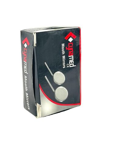 Dental Mouth Mirrors #5 (24mm) Rhodium Coated Front Surface Diagnostic Dental Mouth Mirror - Mirror Cone Socket Oral Mirror - Stainless Steel (Pack of 12) in Kuwait