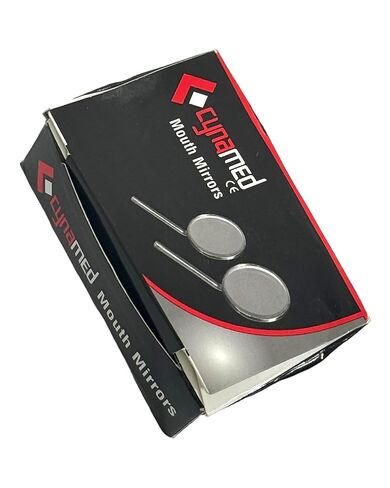 Dental Mouth Mirrors #5 (24mm) Rhodium Coated Front Surface Diagnostic Dental Mouth Mirror - Mirror Cone Socket Oral Mirror - Stainless Steel (Pack of 12) in Kuwait