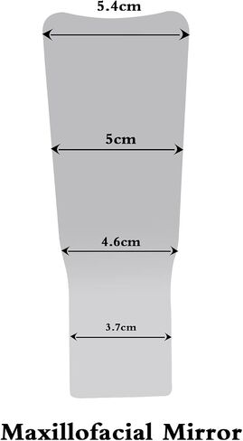 Angzhili 1 Piece Dental Anti-Fog Photography Mirrors,2 Sided Fog Free Intraoral Photography Mirror,Stainless Steel Occlusal Mirror (Lingual mirror) in Saudi Arabia