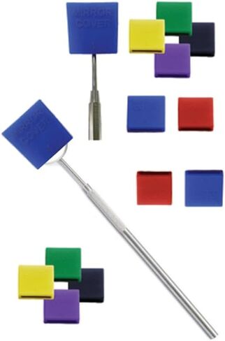 رمز لون مرآة الأسنان رمز اللون التلقائي يصل إلى 375F 12 PCS أغطية مرآة رمز اللون الأسنان متنوعة in Kuwait