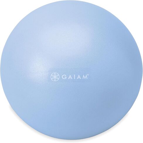 Gaiam mini ab ball ، 8 بوصة قابلة للنفخ كرة تمرينات لمكافحة القوة للقوة الأساسية ، بيلاتيس ، اليوغا ، والعلاج الطبيعي ، تشمل قش التضخم ، قابس وتنزيل دليل in Kuwait