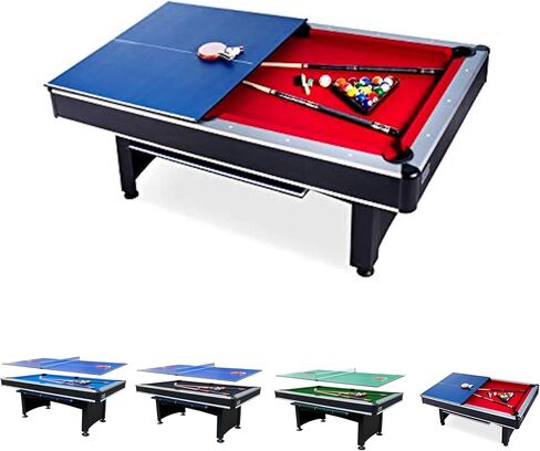 RACK Scorpius 7-Foot Multi Game Billiard/Pool with Table Tennis - The Ultimate Entertainment for Friends and Family! in Saudi Arabia