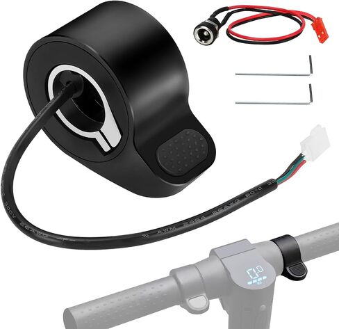 Electric Scooter Thumb Throttle Accelerator & Charging Port Replacement for Gotrax GXL V2 E-Scooter GOTRAX Apex XL XR Ultra Rival Elite Accessories Parts with Hardware in Saudi Arabia