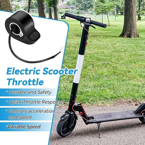 Electric Scooter Thumb Throttle Accelerator & Charging Port Replacement for Gotrax GXL V2 E-Scooter GOTRAX Apex XL XR Ultra Rival Elite Accessories Parts with Hardware in Saudi Arabia