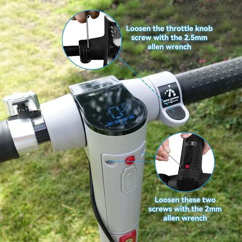 Electric Scooter Thumb Throttle Accelerator & Charging Port Replacement for Gotrax GXL V2 E-Scooter GOTRAX Apex XL XR Ultra Rival Elite Accessories Parts with Hardware in Saudi Arabia