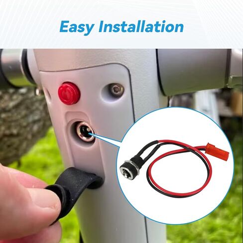 Electric Scooter Thumb Throttle Accelerator & Charging Port Replacement for Gotrax GXL V2 E-Scooter GOTRAX Apex XL XR Ultra Rival Elite Accessories Parts with Hardware in Saudi Arabia