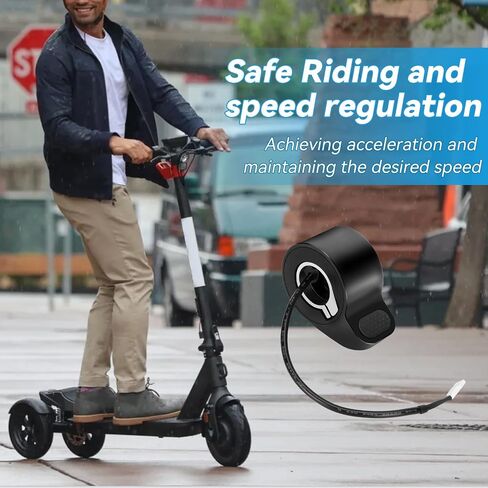 Electric Scooter Thumb Throttle Accelerator & Charging Port Replacement for Gotrax GXL V2 E-Scooter GOTRAX Apex XL XR Ultra Rival Elite Accessories Parts with Hardware in Saudi Arabia