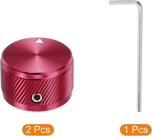 meccanixity 2 PCS مقابض الجهد الألومنيوم ، 1/4 "(6 مم) مقابض التحكم في النغمة العالمية للغيتار ، باس ، تويلي 5/8" الأزرق in Kuwait