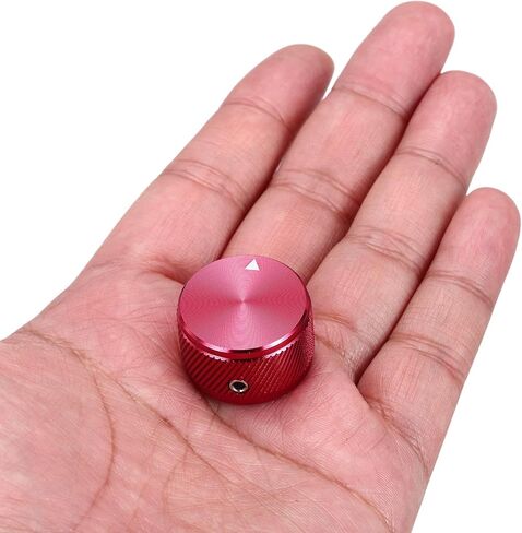 meccanixity 2 PCS مقابض الجهد الألومنيوم ، 1/4 "(6 مم) مقابض التحكم في النغمة العالمية للغيتار ، باس ، تويلي 5/8" الأزرق in Kuwait