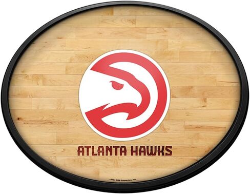 The Fan-Brand NBA Houston Rockets: Oval Slimline Lighted Wall Sign- Sports Decor for Home, Game Room, Fan Cave & Garage - USA Made in Kuwait