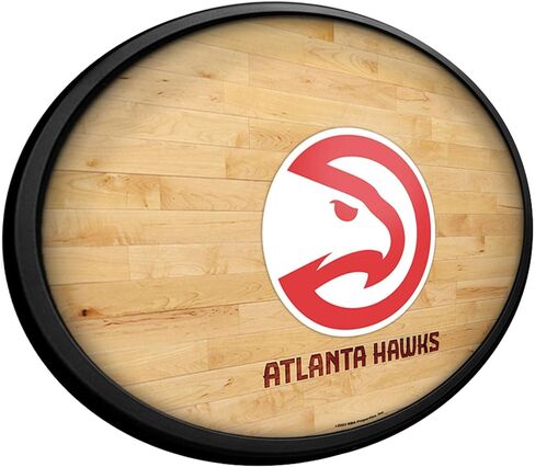 The Fan-Brand NBA Houston Rockets: Oval Slimline Lighted Wall Sign- Sports Decor for Home, Game Room, Fan Cave & Garage - USA Made in Kuwait