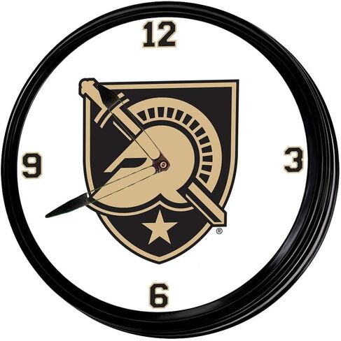 The Fan-Brand NCAA Dayton Flyers - Retro Lighted Wall Clock - Sports Team Bar Sign Décor - Home, Dorm, Garage, Office, Fan Cave in Kuwait