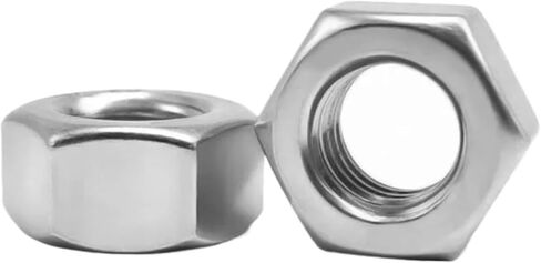 2/50PCS Hex Nuts M1-M20 Hex Nut 304 Stainless Steel Metric(M3.5 x 25Pcs) in Saudi Arabia