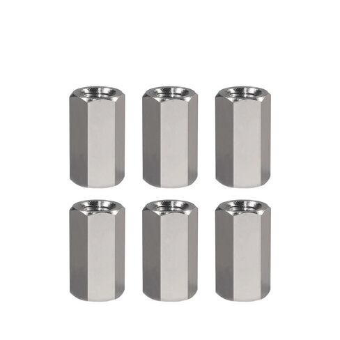 موصل مستدير المكسرات ، 6pcs M8 304 الصلب غير القابل للصدأ Allen Extension Senxagonal Nuts Connector طول 24 مم-40 مم (M8x13x24mm) in Kuwait