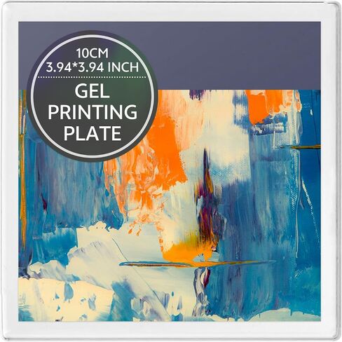 Reuable 5 X 7 Inch Gel Plate Thick Gel Printing Plate for Monoprinting,Printmaking Supplies Mix Media Cardmaking in Saudi Arabia