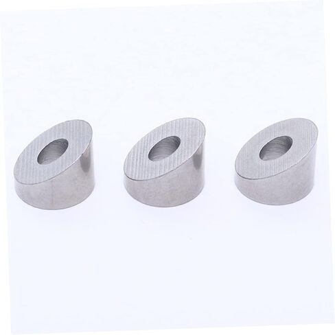 Lifkome 10pcs غسالات مشطوفة عن تصميم زاوية كابلات الكابلات المصنوعة من الفولاذ المقاوم للصدأ لمشاريع درابزين درج DIY متوافقة مع حبل سلك الفولاذ المقاوم للصدأ in Saudi Arabia