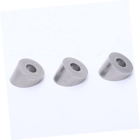 Lifkome 10pcs غسالات مشطوفة عن تصميم زاوية كابلات الكابلات المصنوعة من الفولاذ المقاوم للصدأ لمشاريع درابزين درج DIY متوافقة مع حبل سلك الفولاذ المقاوم للصدأ in Saudi Arabia
