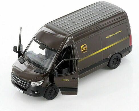 Kinsfun DHL Mercedes-Benz Sprinter 1:46 Scale 5inch Die Cast Motic Model Toy Van Van in Kuwait