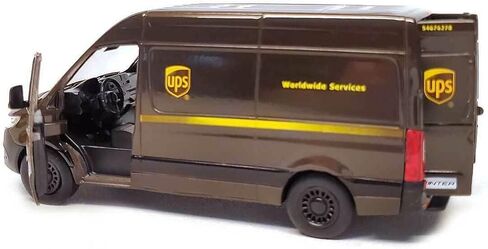 Kinsfun DHL Mercedes-Benz Sprinter 1:46 Scale 5inch Die Cast Motic Model Toy Van Van in Kuwait