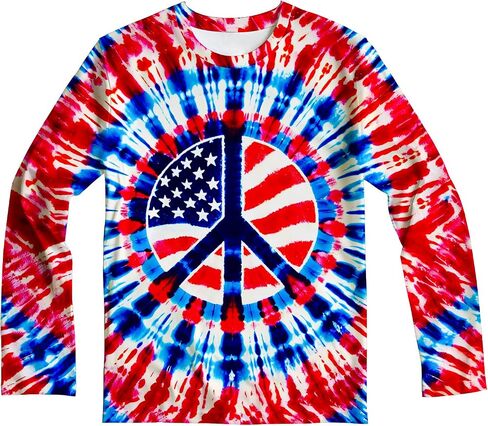 Kids Tie Dye Sun Protection Shirt UPF 50+ Long Sleeve Rash Guard Swim Shirts for Boys Girls in Kuwait