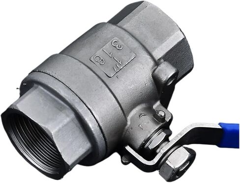 304 stainless steel ball valve two-piece internal thread ball valve Q11F-25P heavy duty valve switch 4 points 6 points(G3/8) in Saudi Arabia