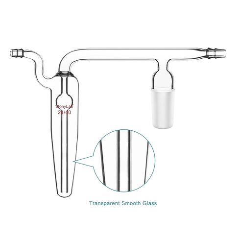 stonylab borosilecate الزجاج الزجاجية الفقاع الكروي ، 24/40 محول تفاعل غاز المفاصل القياسي ، لتجارب تفاعل الغاز الكيميائي والبحث العلمي in Kuwait