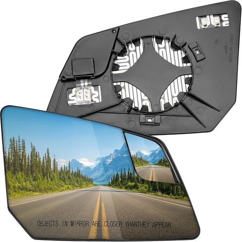 Driver Side Mirror Replacement for GMC Acadia 2013 2014 2015 2016 2017, for Chevrolet Traverse 2013 2014 2015 2016 2017 - Left Side Mirror Glass, Rear View Mirrors Glass with Power Heated in Saudi Arabia