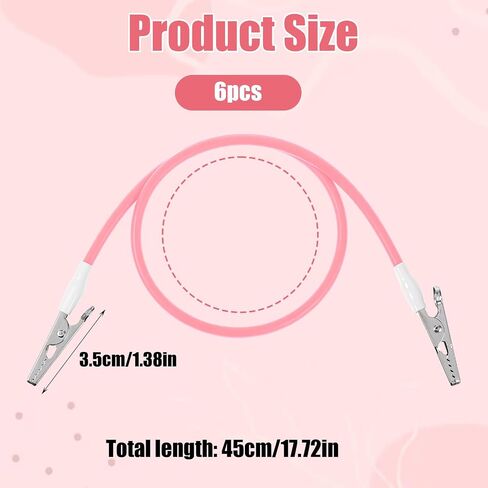 6 PCS مقاطع مريلة الأسنان ، مقطع منديل الأسنان ، 17.72 بوصة مقطع سيليكون مريلة لأطباء الأسنان ، المطاعم ، كبار السن (6 ألوان) in Kuwait