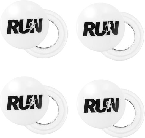 4 Pairs Magnetic Race Bib Clips, Running Bib Holder Marathon Race Number Board Snaps Fixing Magnets for Runners in Saudi Arabia