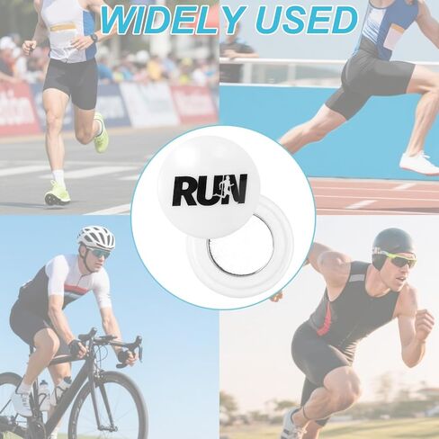 4 Pairs Magnetic Race Bib Clips, Running Bib Holder Marathon Race Number Board Snaps Fixing Magnets for Runners in Saudi Arabia