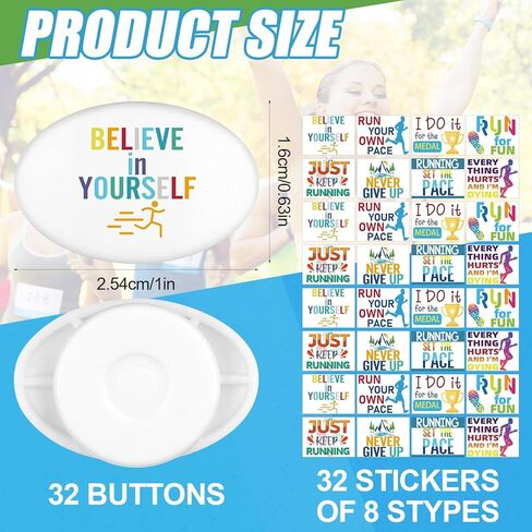 32pcs مقاطع مريلة عداء مع 32 ورقة ملصقات DIY قابلة لإعادة الاستخدام ، سهلة الاستخدام السحابات قفل أمان خفيفة الوزن للركض الآمن ، ماراثون ، الترياتلون ، ركوب الدراجات - بدون مغناطيس ، لا دبابيس مقاطع المريلة in Kuwait