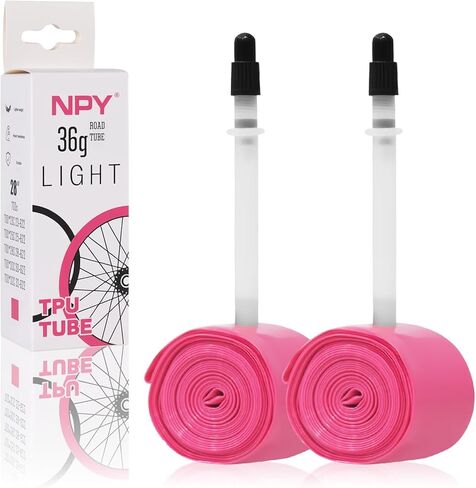 2 عبوة TPU 700C الأنبوب الداخلي للدراجات (18-32C)-أنبوب صمام Presta 28G Ultralit in Kuwait