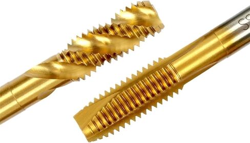 Cobalt Screw Thread Tap Drill Bits Spiral Pointed Flute M2-M30 Coated Machine Tap 1Pcs(Pointed Tap,1PC_M8X1.25) in Saudi Arabia