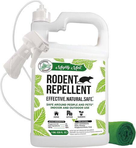 Mighty Mint Gallon (128 oz) Rodent Natural Peppermint Oil Spray in Saudi Arabia