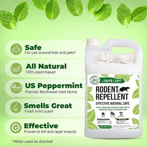 Mighty Mint Gallon (128 oz) Rodent Natural Peppermint Oil Spray in Saudi Arabia