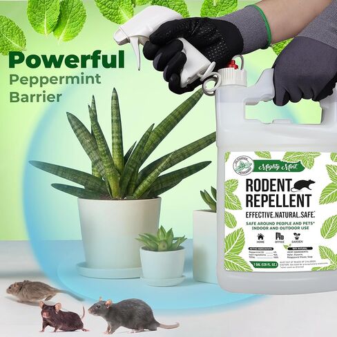 Mighty Mint Gallon (128 oz) Rodent Natural Peppermint Oil Spray in Saudi Arabia