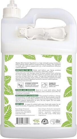 Mighty Mint Gallon (128 oz) Rodent Natural Peppermint Oil Spray in Saudi Arabia