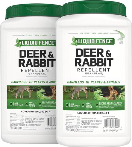 Liquid Fence Deer & Rabbit Repellent Granular, White, 5LB in Saudi Arabia