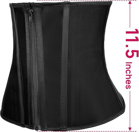 Atbuty Short Torso Waist Trainer for Women Underbust Latex Waist Corsets Cincher Hourglass Body Shaper in Saudi Arabia