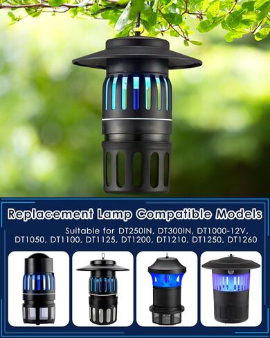 مصابيح بديلة PACETAP 7W 41050 لـ Dynatrap DT1050 DT1100 DT1210 DT1250 DT1260، لمبة بديلة 1/2 فدان على شكل حرف U مصابيح بديلة لـ DynaTrap (4 عبوات) in Kuwait