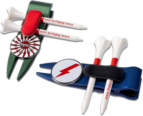 The Byrd Divot Clyp Golf Multitool - Divot Tool & Clip | Organizes Your Tees, Ball Marker & Divot Tool All in One | Essential Golf Gear for Focused Rounds | Golf Accessories for Men (Green) in Saudi Arabia