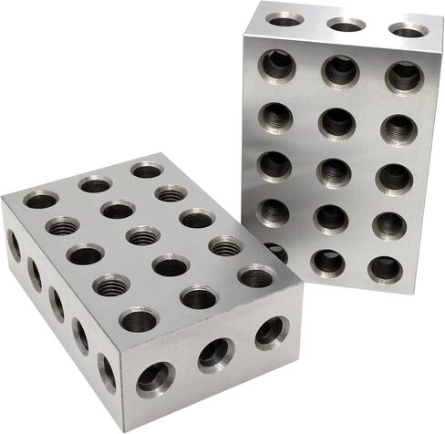 زوج واحد 1-2-3 كتل الطحن الميكانيكي الدقيق 23 ثقوب متطابقة الزوج الصلب الصلب (1x2x3) 123 in Kuwait