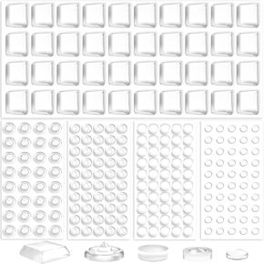 222pcs نتوءات نتوء لضعف ملصقات وأشكال ملموسة ذات أحجام ومختلطة ، ونقاط اللمسة ذاتية اللمسات للمسمة العمياء المنخفضة- واضحة- واضحة in Kuwait
